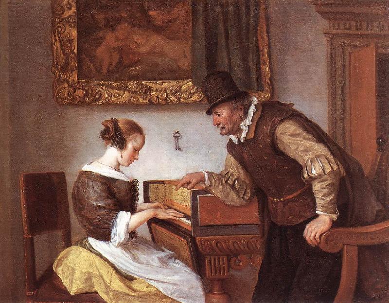 The Harpsichord Lesson, Jan Steen